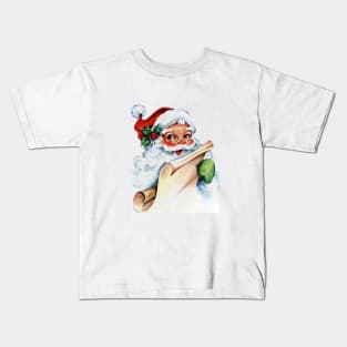 Basic Vintage Santa Claus Kids T-Shirt